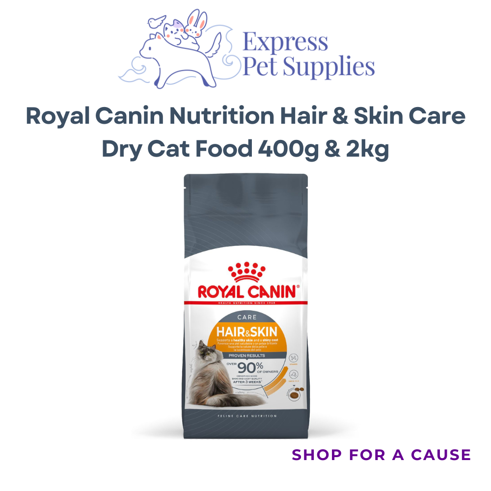 Royal Canin Nutrition Hair & Skin Care Dry Cat Food 400g & 2kg