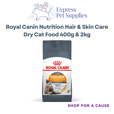 Royal Canin Nutrition Hair & Skin Care Dry Cat Food 400g & 2kg