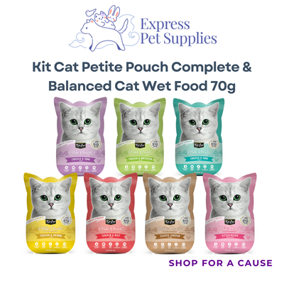 Kit Cat Petite Pouch Complete & Balanced Cat Wet Food 70g