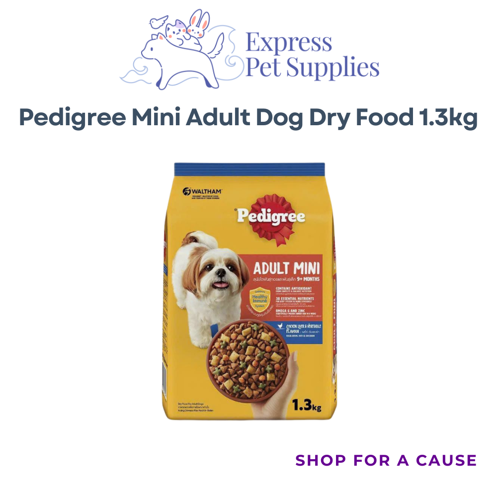 Pedigree Mini Adult Dog Dry Food 1.3kg