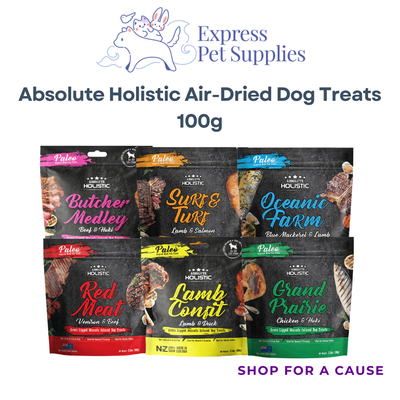 Absolute Holistic Air-Dried Dog Treats 100g