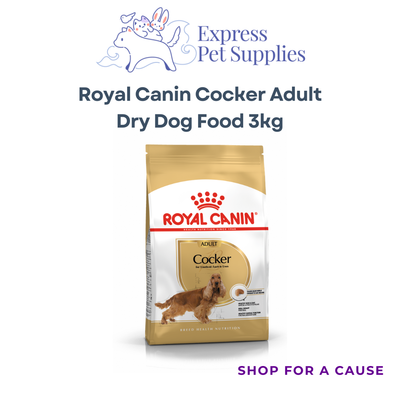 Royal Canin Cocker Adult Dry Dog Food 3kg