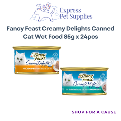 Fancy Feast Creamy Delights Canned Cat Wet Food 85g x 24pcs