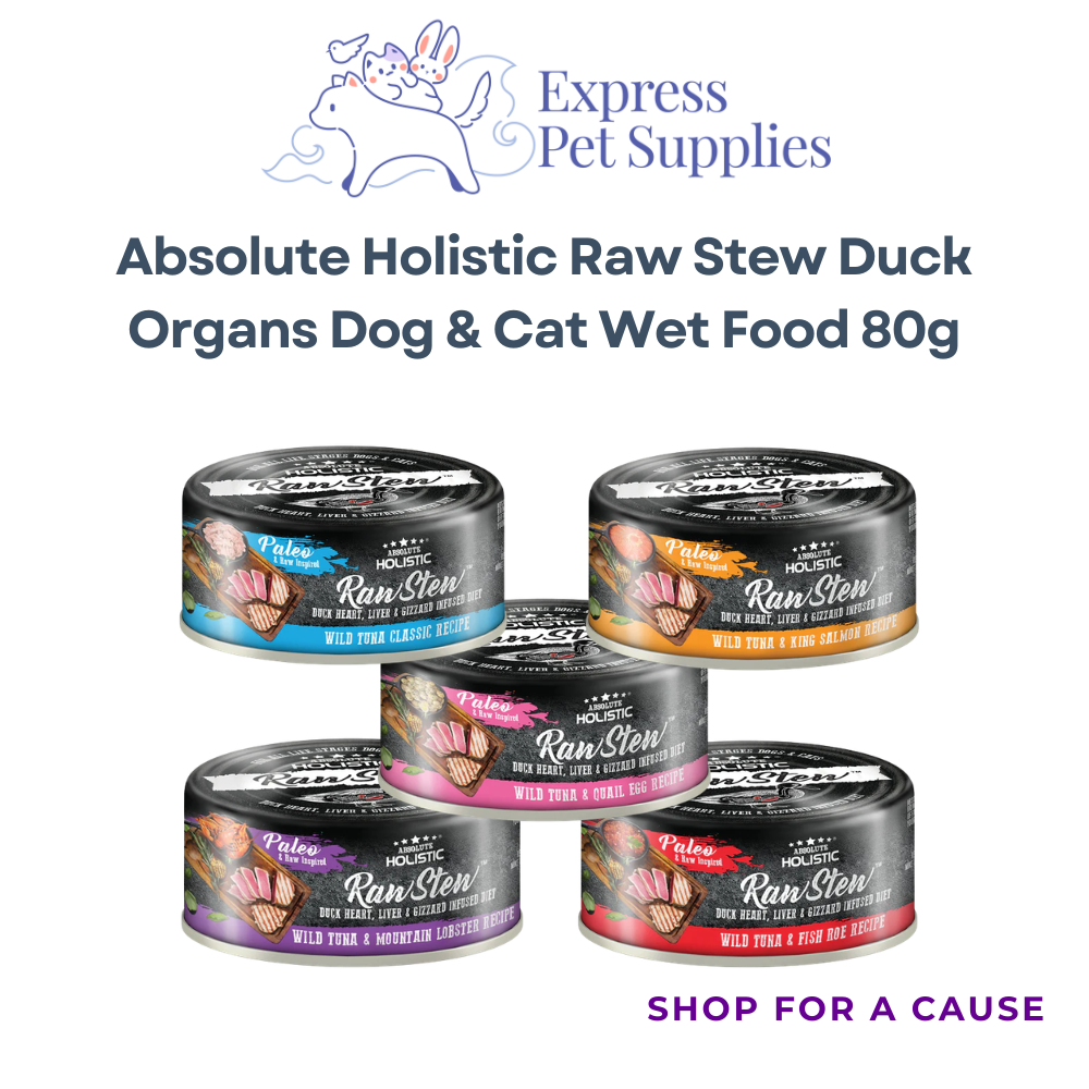 Absolute Holistic Raw Stew Duck Organs Dog & Cat Wet Food 80g
