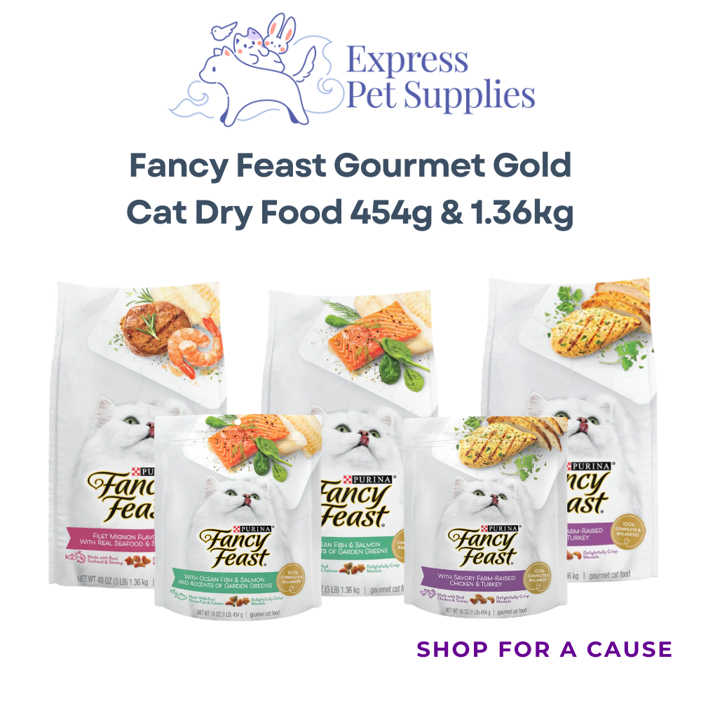 Fancy Feast Cat Dry Food Gourmet Gold 454g & 1.36kg