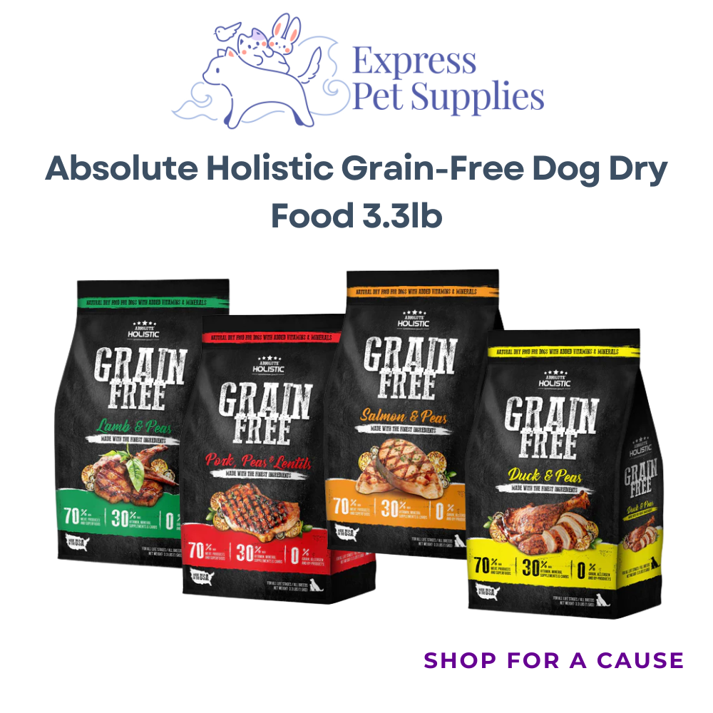 Absolute Holistic Grain-Free Dog Dry Food 3.3lb