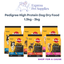 Pedigree High Protein Dog Dry Food 1.3kg - 3kg