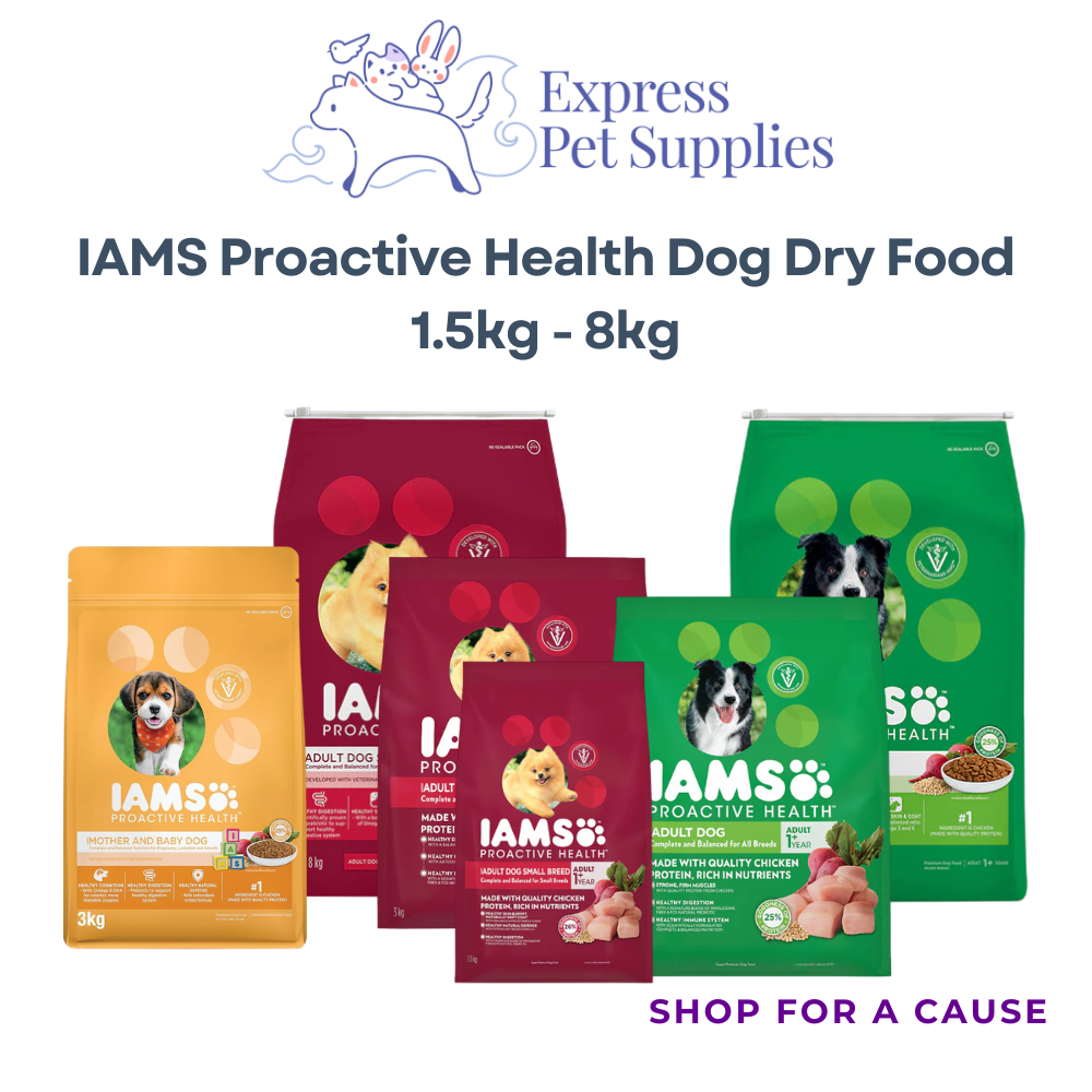 IAMS Proactive Health Dog Dry Food 1.5kg - 8kg