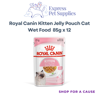 Royal Canin Feline Nutrition Kitten Jelly Pouch Cat Food 85g x 12