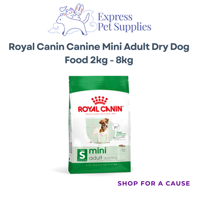 Royal Canin Canine Mini Adult Dry Dog Food 2kg - 8kg