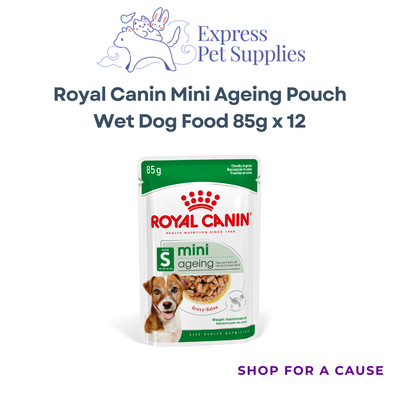 Royal Canin Mini Ageing Pouch Wet Dog Food 85g x 12