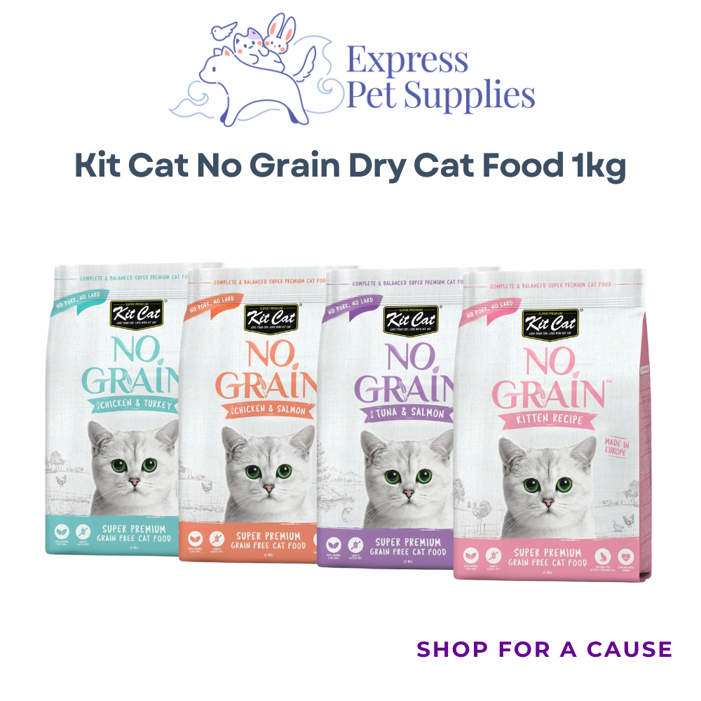 Kit Cat No Grain Dry Cat Food 1kg