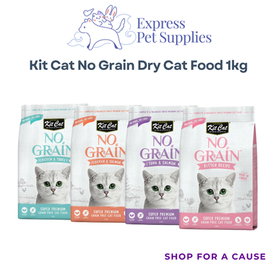 Kit Cat No Grain Dry Cat Food 1kg