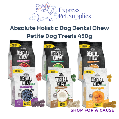 Absolute Holistic Dog Dental Chew Petite Dog Treats 450g