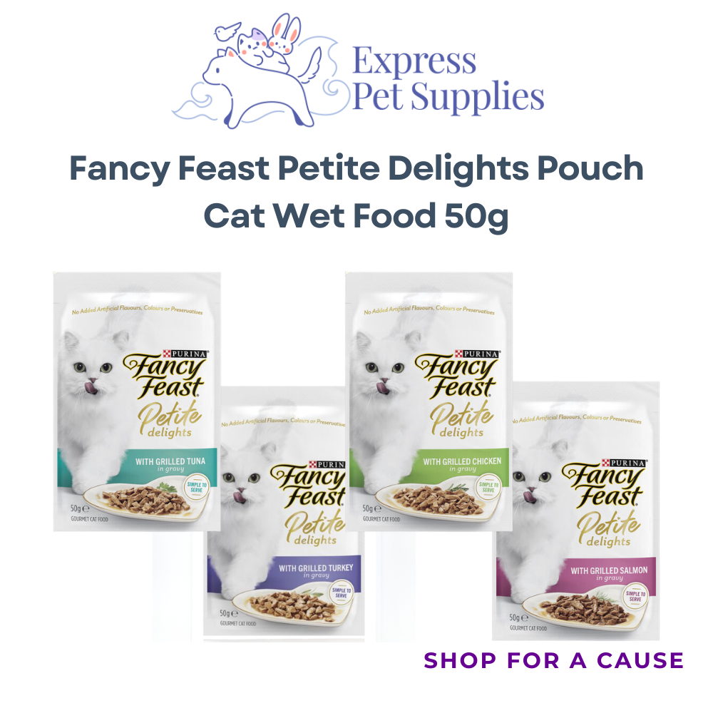 Fancy Feast Petite Delights Pouch Cat Wet Food 50g