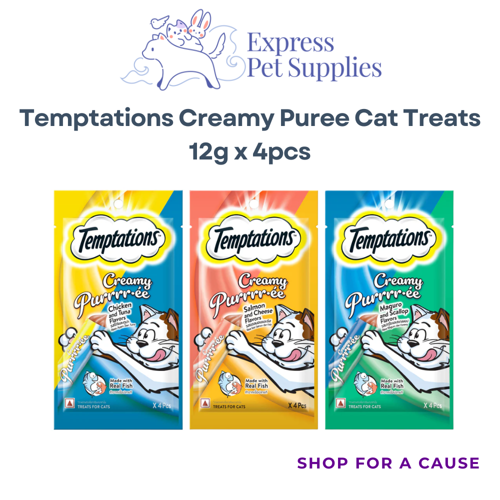 Temptations Creamy Puree Cat Treats 12g x 4pcs