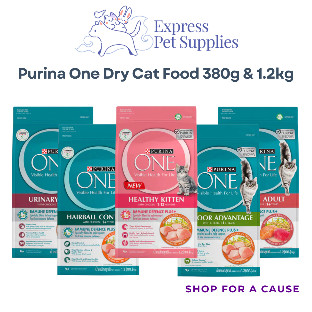 Purina One Dry Cat Food 380g & 1.2kg