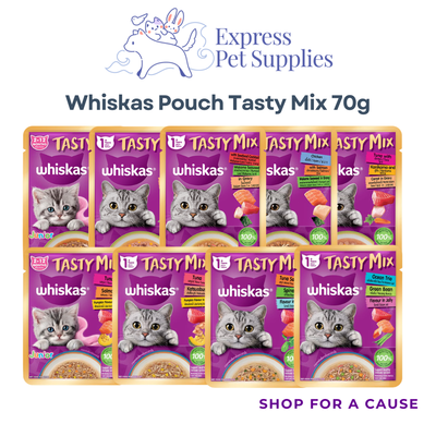 Whiskas Pouch Tasty Mix Wet Cat Food- 70g