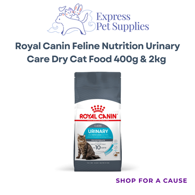 Royal Canin Feline Nutrition Urinary Care Dry Cat Food 400g & 2kg