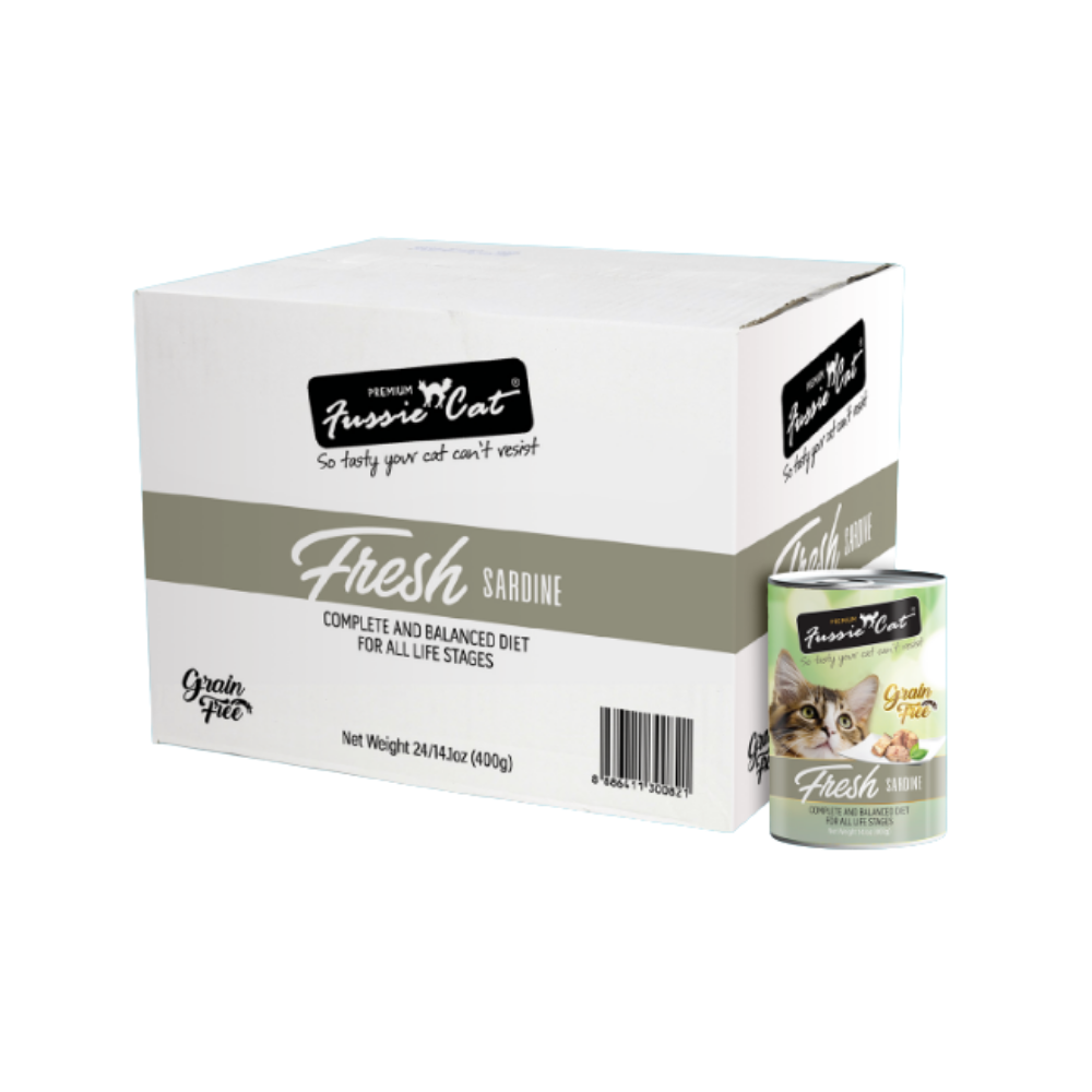 Fussie Cat Premium Fresh Seafood Series Cat Wet Food 400g X24cans | Assorted Flavors