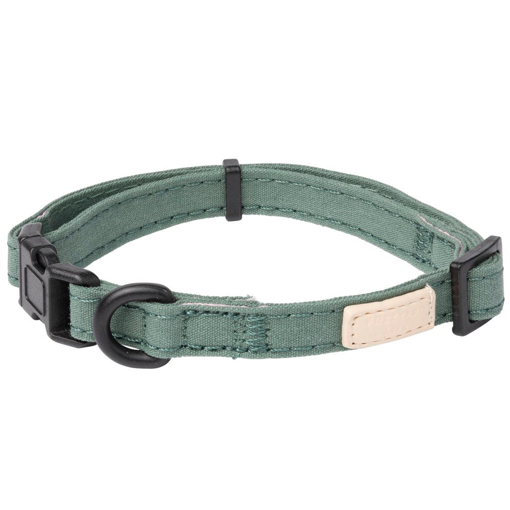 FuzzYard Life Dog Collar - Myrtle Green [Size: Large]