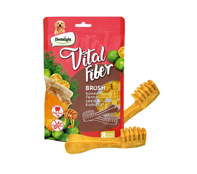 Dentalight Vital Fiber Dental Brush Dental Treats 8x80g