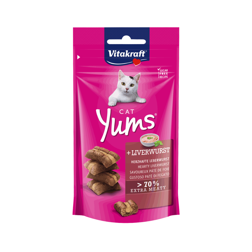 [CLEARANCE SALE] PRICE DROP Golden Redfish Flavor | Vitakraft Yum Series Cat Treats 40g | Other Flavors Available