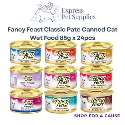 Fancy Feast Classic Pate Canned Cat Wet Food 85g x 24pcs