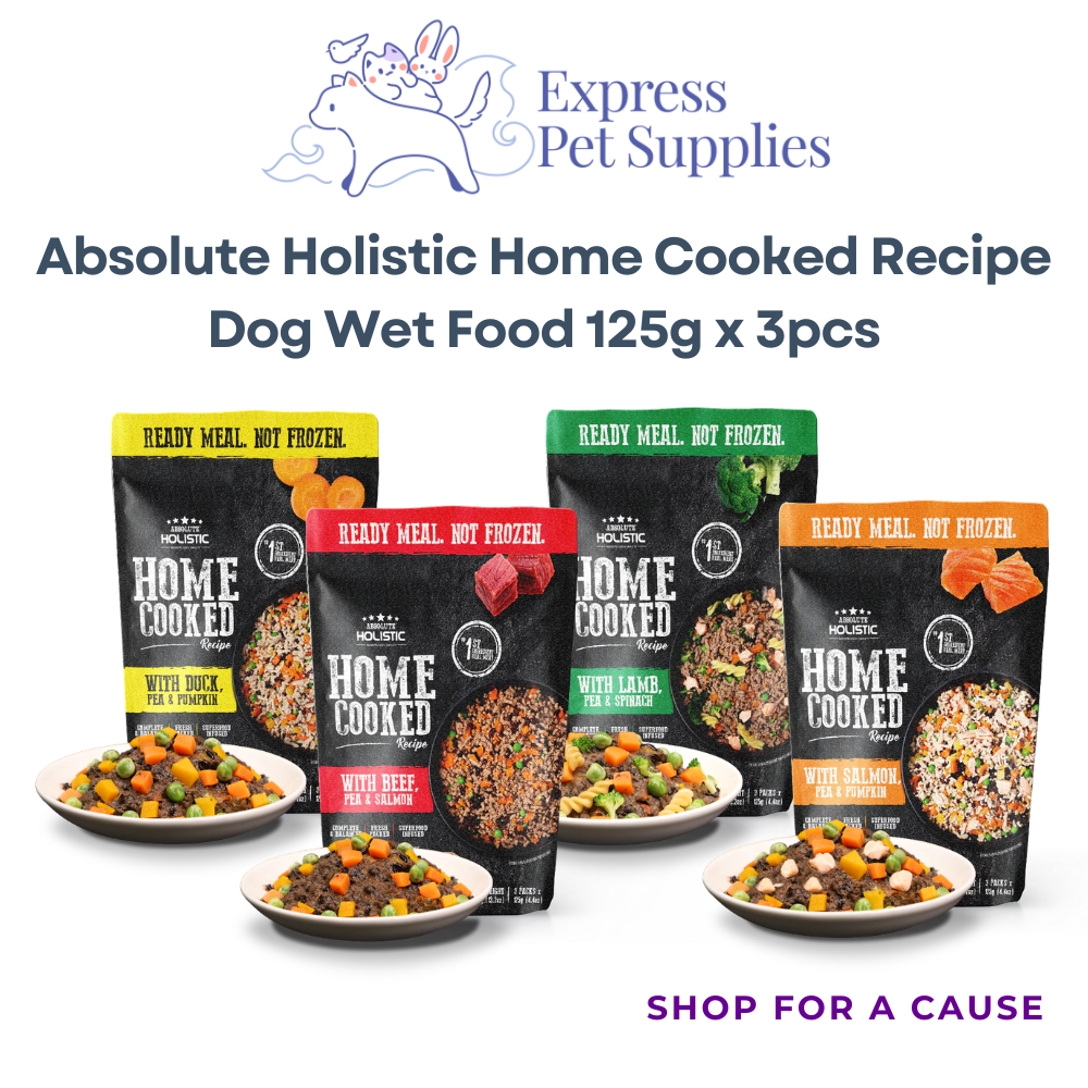 Absolute Holistic Home Cooked Recipe Dog Wet Food 125g x 3pcs