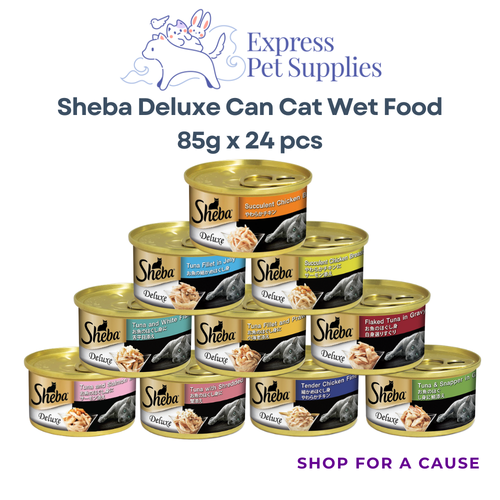 Sheba Deluxe Can Cat Wet Food 85g x 24pcs