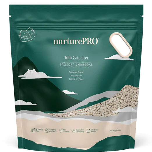 Nurture Pro Tofu Cat Litter 7L | Natural Tofu Litter | Fast Clumping | Low Dust | Odor Control | 4 Scents