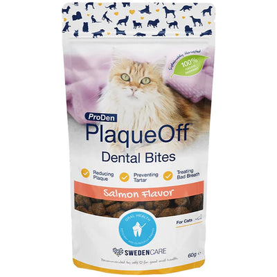 SwedenCare ProDen PlaqueOff Dental Bites for Cats and Dogs (60g/150g)