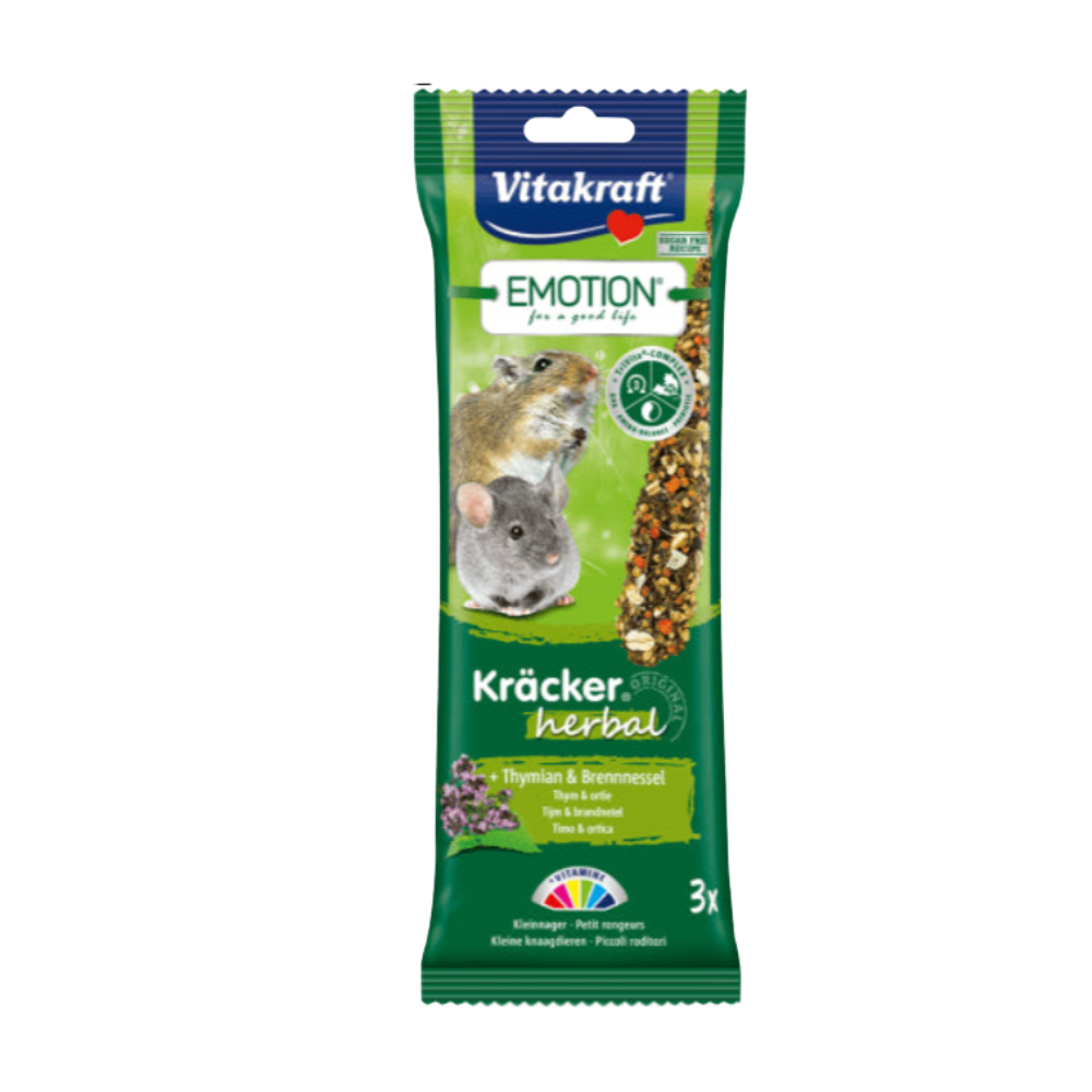 Vitakraft Emotion Kracker Herbal Treat for Small Animals