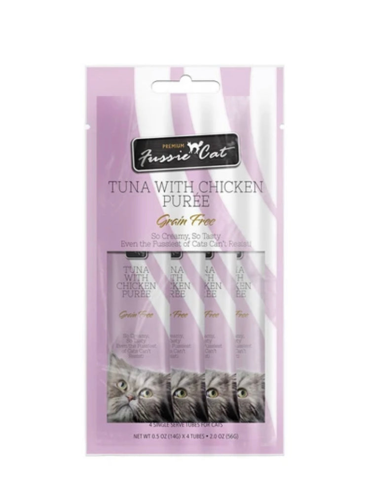 Fussie Cat Puree Premium Cat Treats 56g