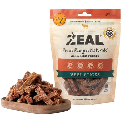Zeal Dried Veal Sticks Dog Treats [Wt: 125 g]