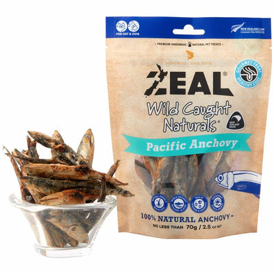 Zeal Freeze Dried Pacific Anchovy Cat & Dog Treats [Wt: 70 g]